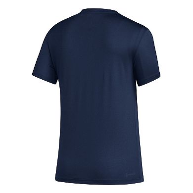 Women's adidas Navy FC Dallas AEROREADY Club Icon T-Shirt
