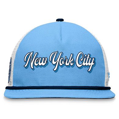 Men's Fanatics Branded Light Blue/White New York City FC True Classic Golf Snapback Hat