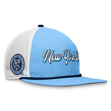 Men's Fanatics Branded Light Blue/White New York City FC True Classic Golf Snapback Hat