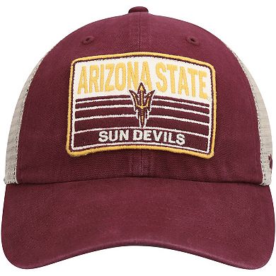 Men's '47 Maroon Arizona State Sun Devils Four Stroke Clean Up Trucker Snapback Hat