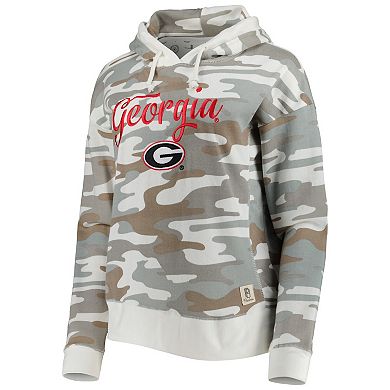 Women's Pressbox Camo Georgia Bulldogs San Pablo Pullover Hoodie