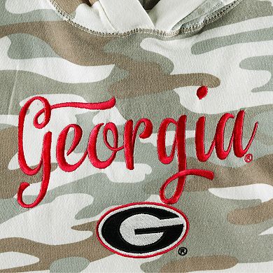 Women's Pressbox Camo Georgia Bulldogs San Pablo Pullover Hoodie