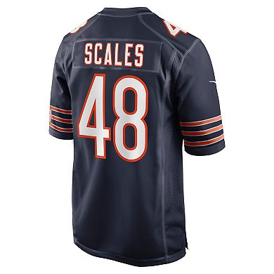 Men's Nike Patrick Scales Navy Chicago Bears Game Jersey