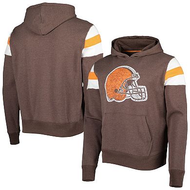 Men's '47 Brown Cleveland Browns Premier Nico Pullover Hoodie