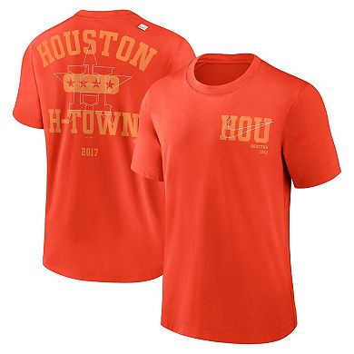 Men's Nike Orange Houston Astros Statement Game Over T-Shirt