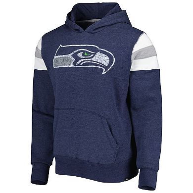 Men's '47 College Navy Seattle Seahawks Premier Nico Pullover Hoodie