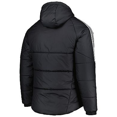 Men's adidas Black Real Salt Lake Winter Raglan Full-Zip Hoodie Jacket