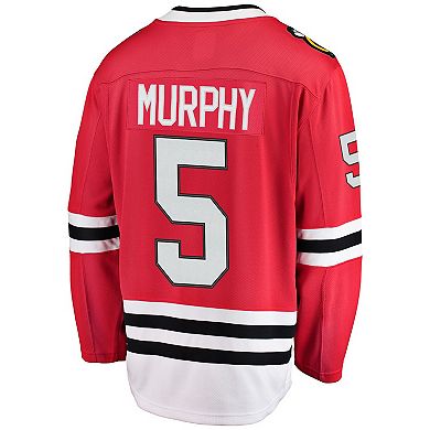 Men's Fanatics Branded Connor Murphy Red Chicago Blackhawks Breakaway Player Jersey