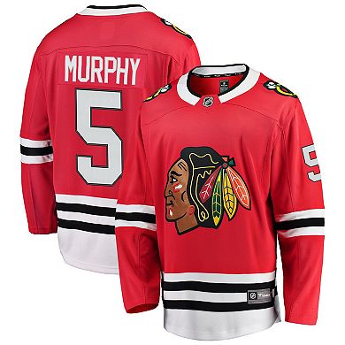 Men's Fanatics Branded Connor Murphy Red Chicago Blackhawks Breakaway Player Jersey