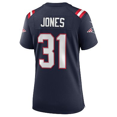Women's Nike Jonathan Jones Navy New England Patriots Game Jersey