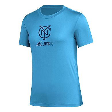 Women's adidas Light Blue New York City FC AEROREADY Club Icon T-Shirt