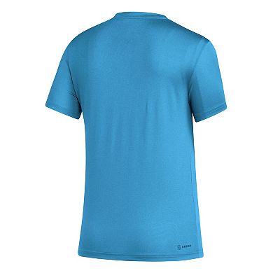 Women's adidas Light Blue New York City FC AEROREADY Club Icon T-Shirt