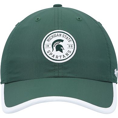 Men's '47  Green Michigan State Spartans Microburst Clean Up Adjustable Hat