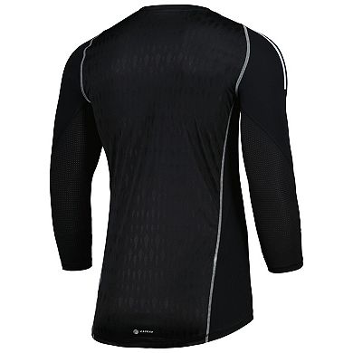 Men's adidas Black Inter Miami CF 2023 Goalkeeper Long Sleeve Replica Jersey