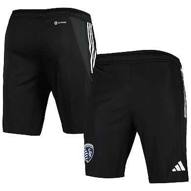 Men's adidas Black Sporting Kansas City 2023 On-Field AEROREADY Training Shorts