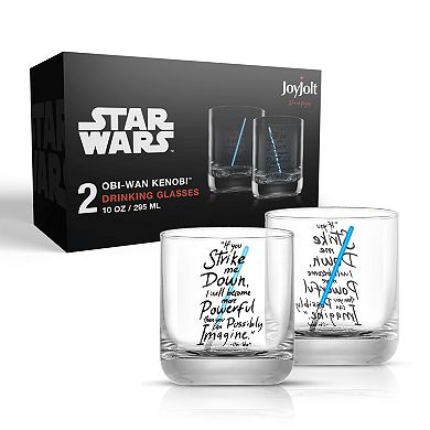 JoyJolt Star Wars Lightsaber Collection 10-oz. Short Drinking Glass