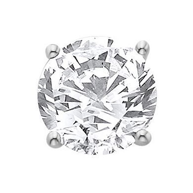 Yours and Mined 14k White Gold 1 Carat T.W. Diamond Round Cut IGI Certified Stud Earrings