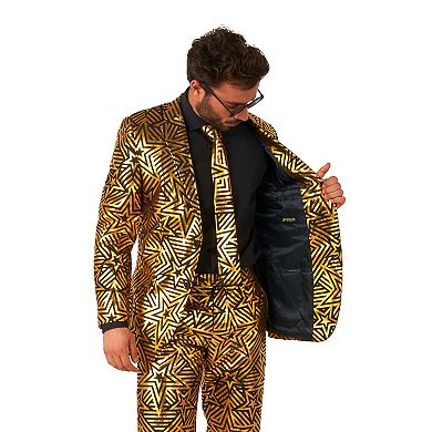 Men's OppoSuits Golden Geo Star Suit Set