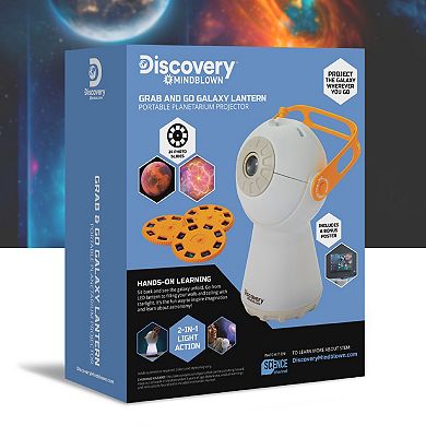 Discovery Mindblown Discovery™ #Mindblown Grab & Go Galaxy Lantern Portable Planetarium Projector