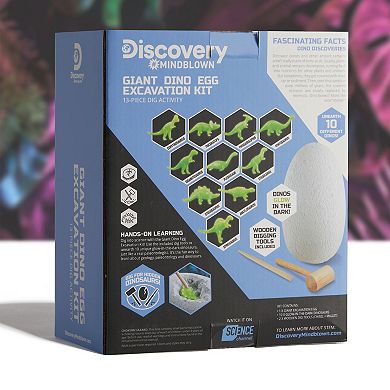 Discovery Mindblown Discovery™ #Mindblown Giant Dino Egg 13-pc. Excavation Kit