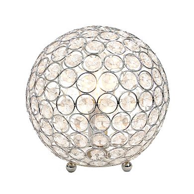 Lalia Home Crystal Sphere Table Lamp