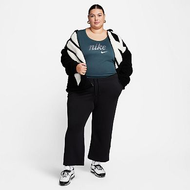 Plus Size Nike Glitter Logo Tee