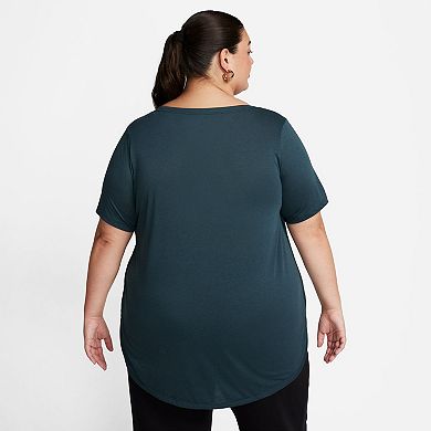 Plus Size Nike Glitter Logo Tee