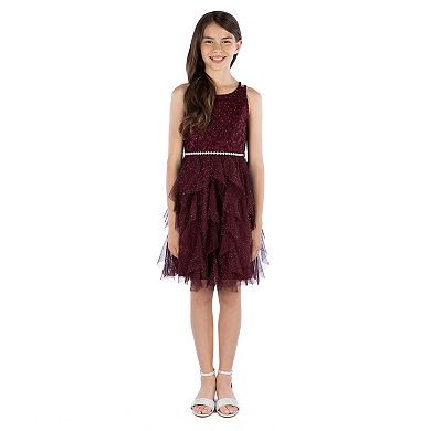 Girls 7-16 Speechless Lace to Tulle Party Dress in Regular & Plus Size