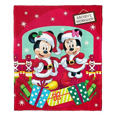 Disney's Mickey Mouse Mickey's Workshop Silk Touch Throw Blanket