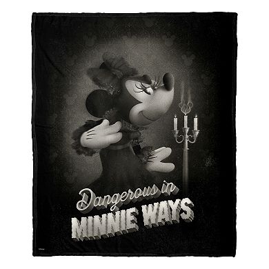 Disney's Minnie Mouse Minnies Evil Ways Throw Blanket