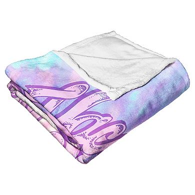 Disney's Mickey Mouse Vacay Tie Dye Silk Touch Throw Blanket