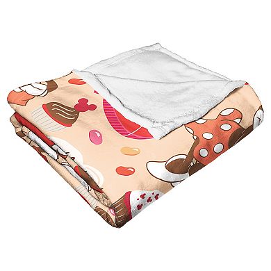 Disney's Mickey Mouse & Minnie Mouse You're the Sweetest Silky Touch Throw Blanket