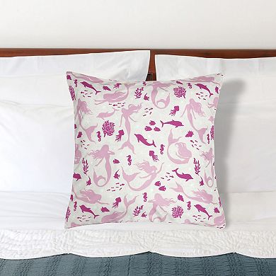Harper Lane® Mermaid Print Throw Pillow