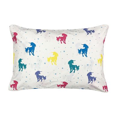 Harper Lane® Multi-Color Unicorn Print Throw Pillow