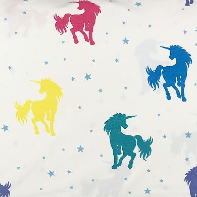 Harper Lane® Multi-Color Unicorn Print Throw Pillow