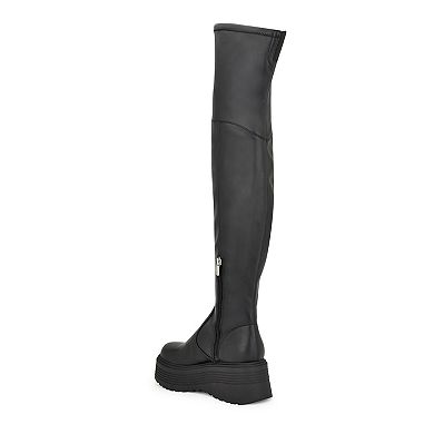 Nine West Geton Women's Over The Knee Platform Boots