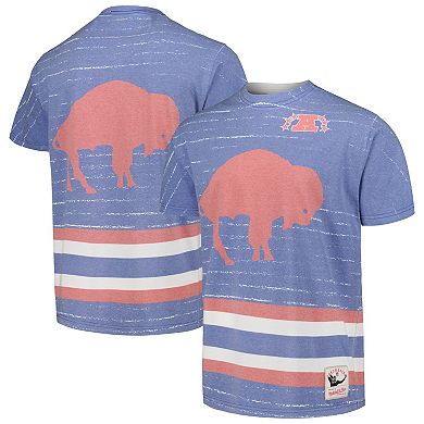 Men's Mitchell & Ness Royal Buffalo Bills Jumbotron 3.0 T-Shirt