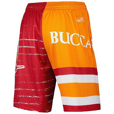 Men's Mitchell & Ness Red Tampa Bay Buccaneers Jumbotron 3.0 Shorts