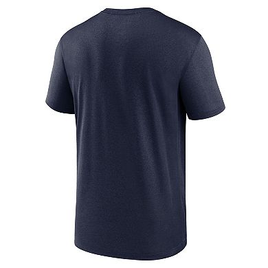 Men's Nike  Navy Dallas Cowboys Legend Wordmark Performance T-Shirt