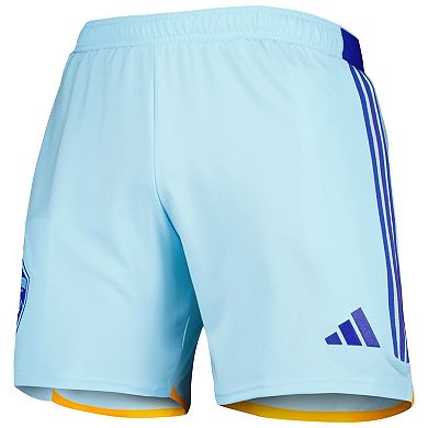 Men's adidas Light Blue Colorado Rapids 2023 Away AEROREADY Authentic Shorts