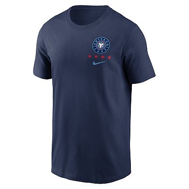 Men's Nike  Navy Chicago Cubs City Connect 2-Hit T-Shirt