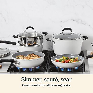 Cuisinart® Ceramica® XT Matte Collection Ceramic Nonstick 12-pc. Cookware Set