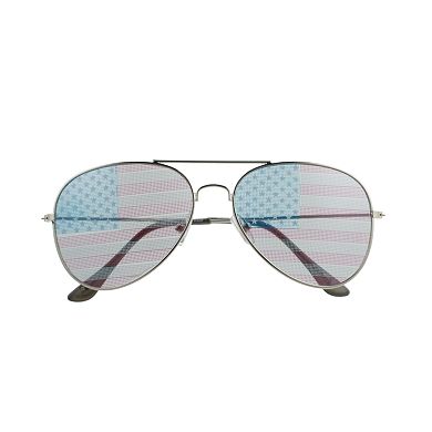 Men's Sonoma Goods For Life?? 57mm Americana Aviator Sunglasses