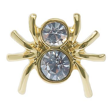 LC Lauren Conrad Crystal Spider Stud Earrings