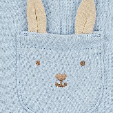 Baby Boy Carter's 2-Piece Tee & Bunny Shortalls Set