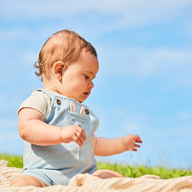 Baby Boy Carter's 2-Piece Tee & Bunny Shortalls Set