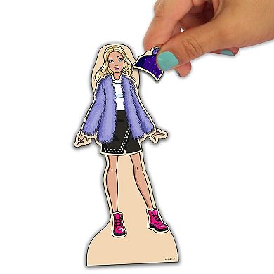 Barbie Wooden Magnetic Dress Up Doll