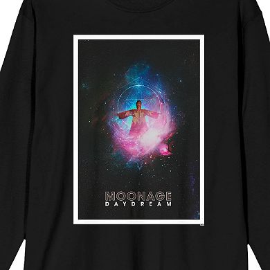 Men's David Bowie Moonage Daydream Long Sleeve Graphic Tee
