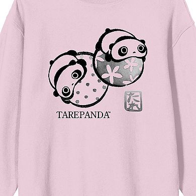 Men's Tarepanda Rolling Rice Balls Long Sleeve Graphic Tee