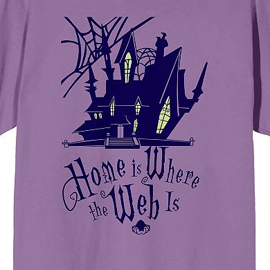 Men's Growing Up Creepie "Home Is Where The Web Is" Graphic Tee